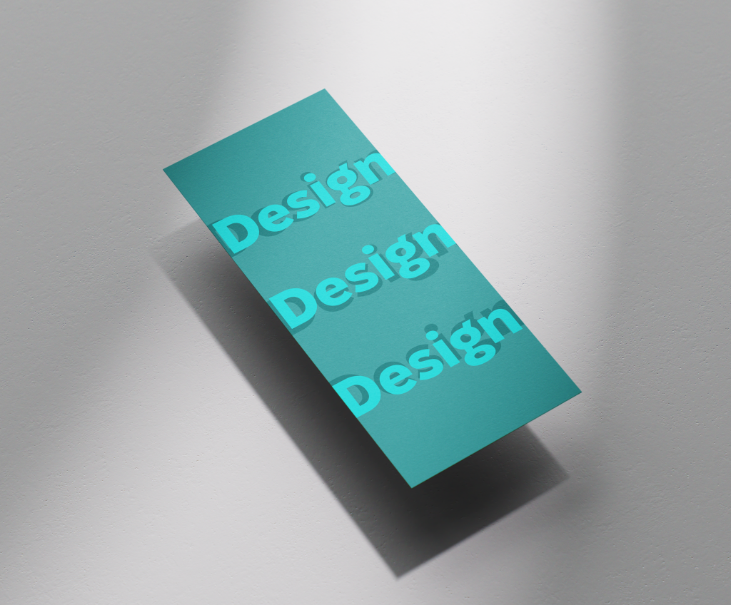 3,67x8,5in flyer mockup 2 desig